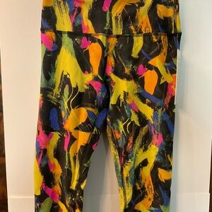 Lululemon size 8 multicolor leggings